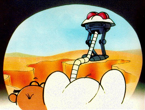 Sucking up sand!